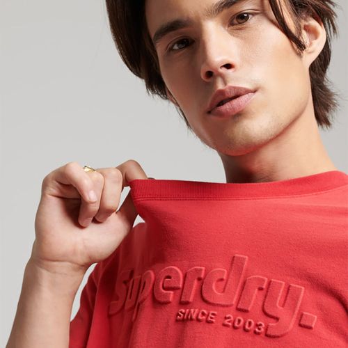 Camiseta Para Hombre Vintage Terrain Emboss Superdry 55517