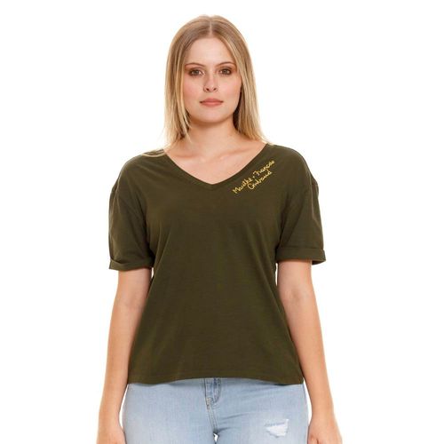 Camiseta Manga Corta Para Mujer  Girbaud