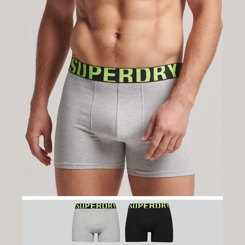 Boxer Para Hombre Boxer Dual Logo Double Pack Superdry 37891