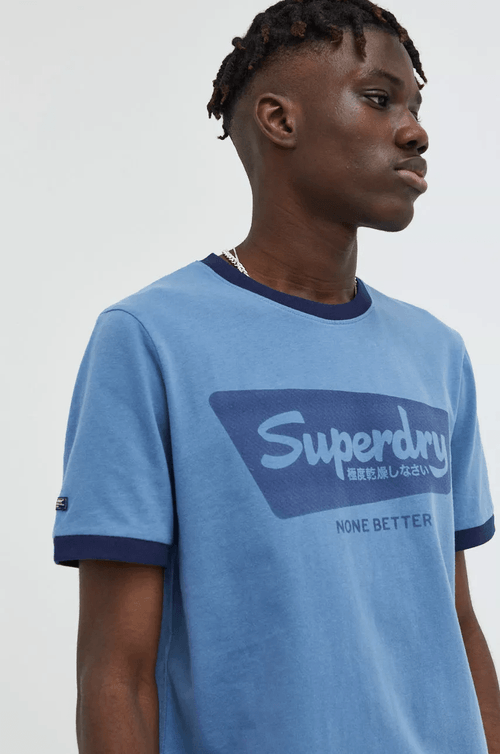 Camiseta Para Hombre Vintage Americana Ringer Tee Superdry 51138
