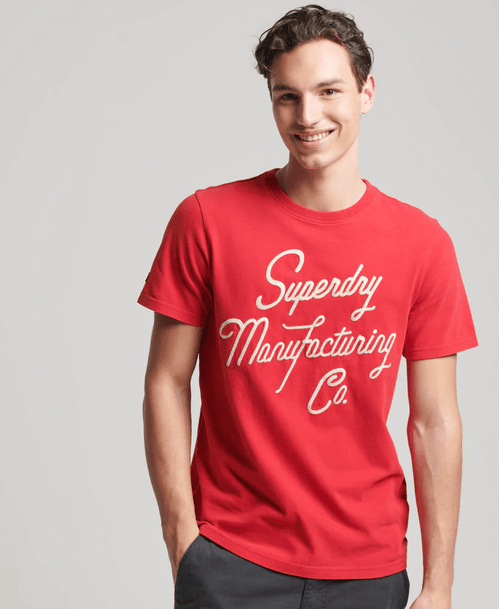Camiseta Para Hombre Vintage Script Style Ww Tee Superdry 51130