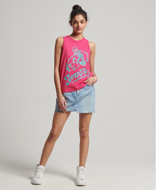 Camiseta Para Mujer Vintage Cali Vest Superdry 51218