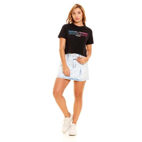 Camiseta Manga Corta Para Mujer Girbaud