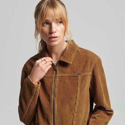 Chaqueta Casual Para Mujer Vintage Cropped Cord Jacket Superdry 51216