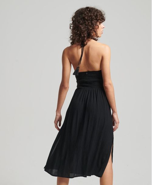 Vestido Largo Para Mujer Vintage Smocked Halter Dress Superdry 51232