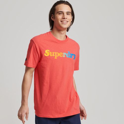 Camiseta Para Hombre Vintage Cali Stripe Tee Superdry 51141