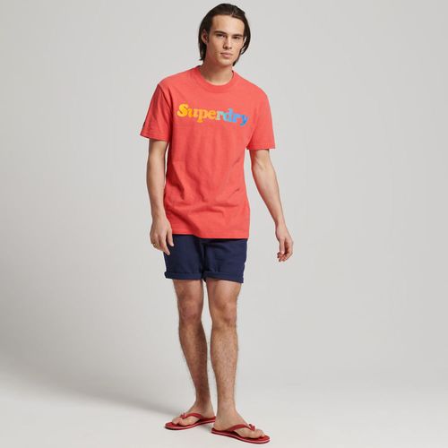 Camiseta Para Hombre Vintage Cali Stripe Tee Superdry 51141