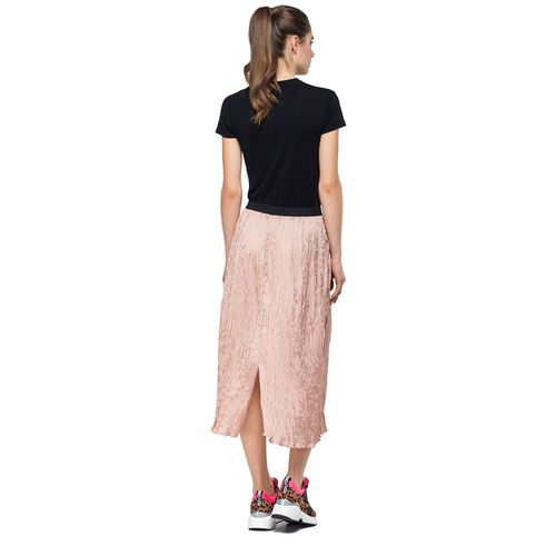 Falda Media Para Mujer Heavy Poly Satin Replay 24019