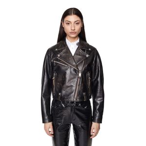 Chaqueta Cuero Para Mujer Ledmeacl 52837