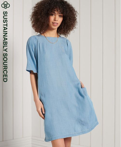 Vestido Corto Para Mujer Tencel Tshirt Dress Superdry 52087