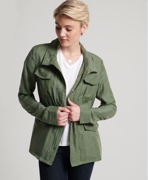 Chaqueta Casual Para Mujer Studios Cupro M65 Jacket Superdry 51215
