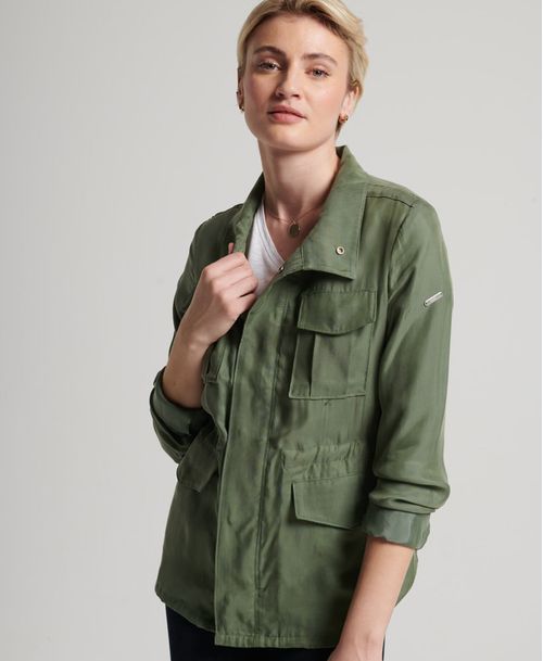 Chaqueta Casual Para Mujer Studios Cupro M65 Jacket Superdry 51215