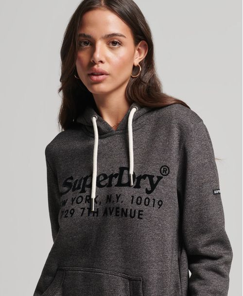 Buzo Hoodie Cerrado Para Mujer Vintage Venue Interest Hood Superdry 51212