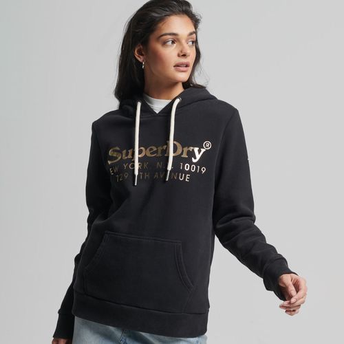 Buzo Hoodie Cerrado Para Mujer Vintage Venue Interest Hood Superdry 51212