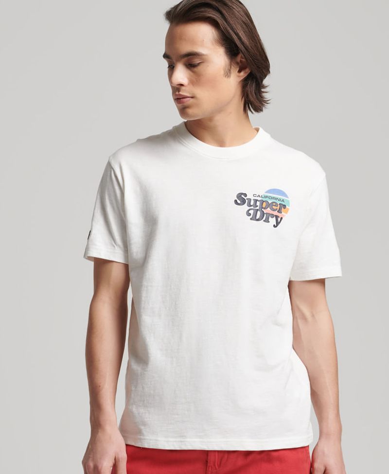 Camiseta Para Hombre Vintage Americana Baseball Tee Superdry 51134 - Fruta  Fresca