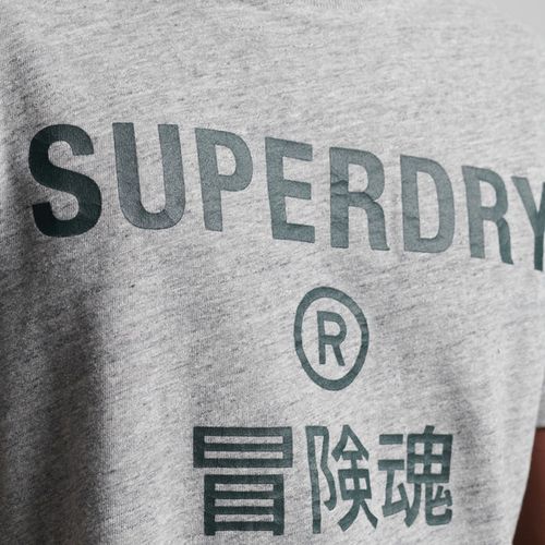 Camiseta Para Hombre Vintage Corp Logo Marl Tee Superdry 51137