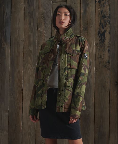 Chaqueta Casual Para Mujer Classic Rookie Borg Jacket Superdry 50796