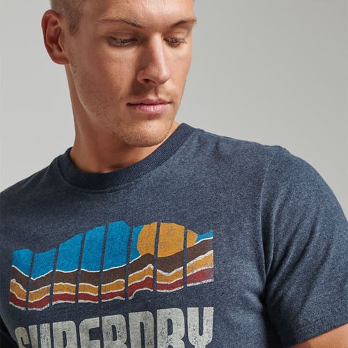 Camiseta Manga Corta Para Hombre Vintage Great Outdoors Superdry 55493