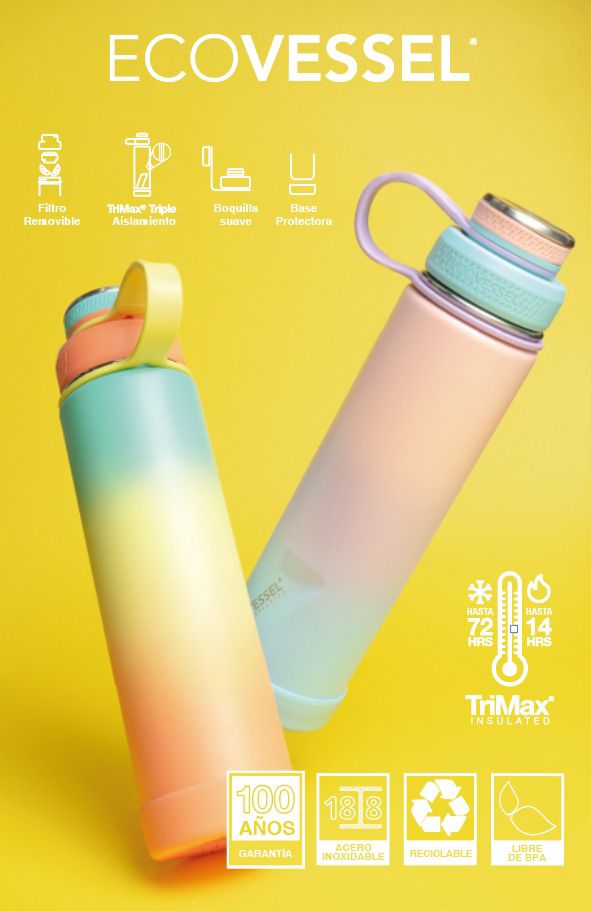 Termo Ecovessel Boulder Acero Inox 710 ml Fruta Fresca