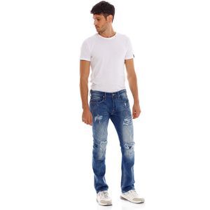Jean Rigido Para Hombre Waitom Replay 13859