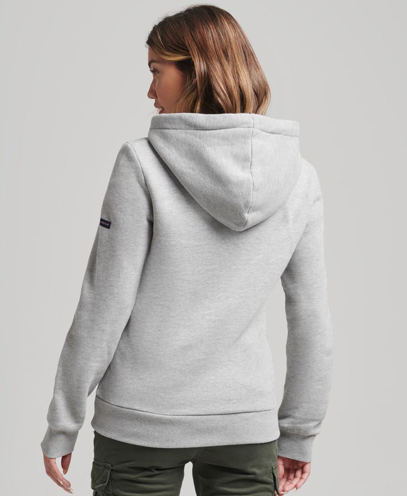 Buzo Hoodie Cerrado Para Mujer Vintage Cl Rainbow Hood Superdry