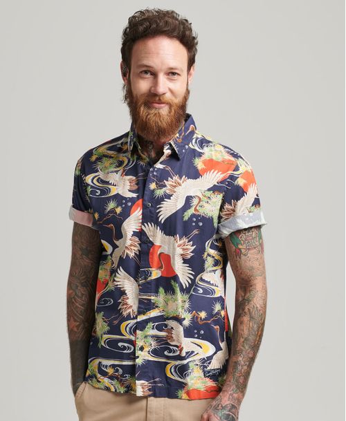 Camisa Para Hombre Vintage Hawaiian Shirt Superdry 51165