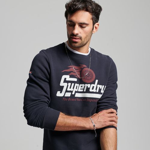 Buzo Cerrado Para Hombre Vintage Industrial Auto Crew Superdry 55544