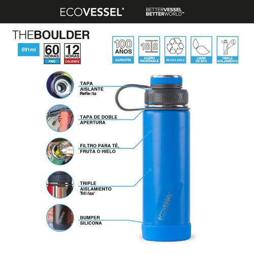 Termo Ecovessel Boulder Acero Inox 591 ml