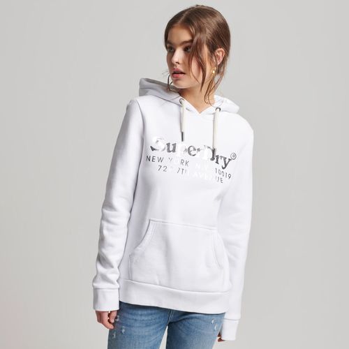 Buzo Hoodie Cerrado Para Mujer Vintage Venue Interest Hood Superdry 51212