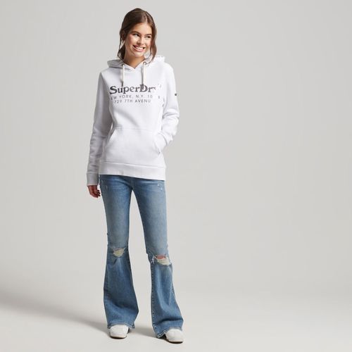 Buzo Hoodie Cerrado Para Mujer Vintage Venue Interest Hood Superdry 51212
