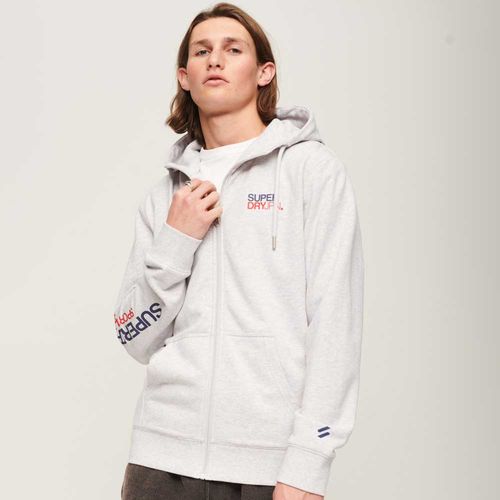 Buzo Abierto Para Hombre Sport Loose Superdry