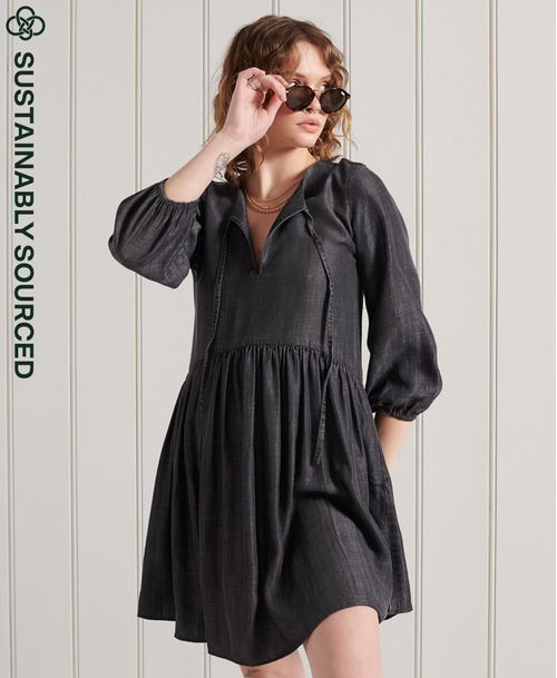 Vestido Corto Para Mujer Ls Tencel Dress Superdry 52088