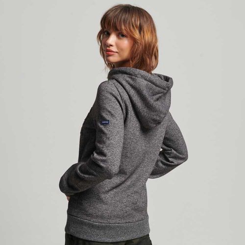Buzo Hoodie Cerrado Para Mujer Vintage Logo Emboss Hood Superdry 52387