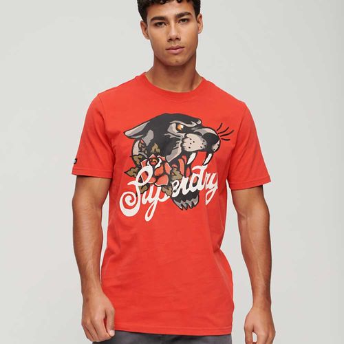 Camiseta Para Hombre Tattoo Script Graphic Superdry