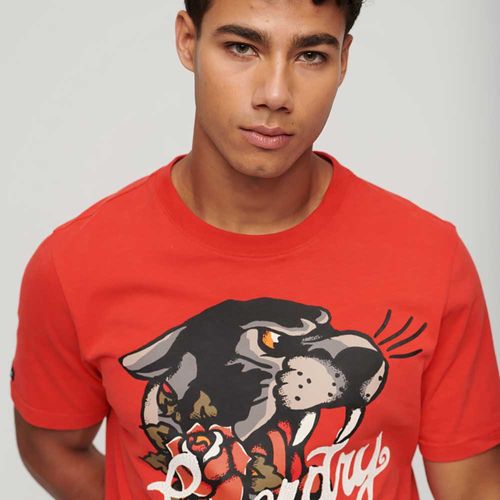 Camiseta Para Hombre Tattoo Script Graphic Superdry