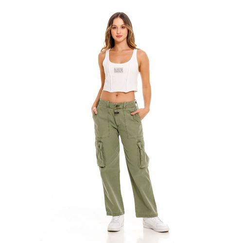 Pantalon Cargo Para Mujer Girbaud