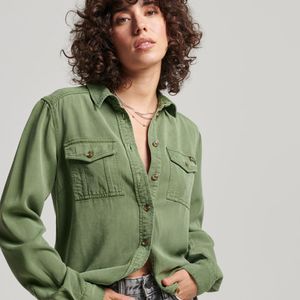 Camisa Para Mujer Vintage Military Superdry