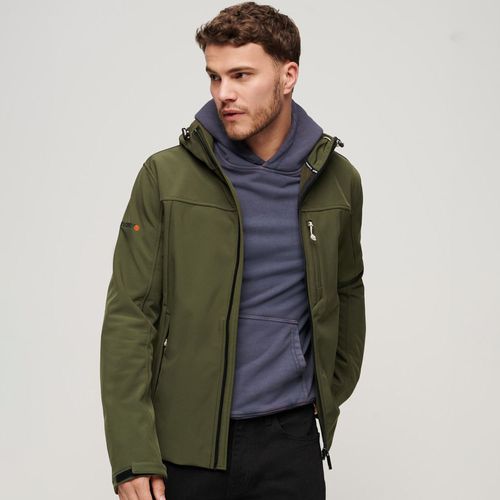 Chaqueta Rompe Vientos Para Hombre Hooded Soft Shell Trekker Superdry