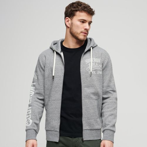 Buzo Abierto Para Hombre Athletic Coll Ziphood Superdry
