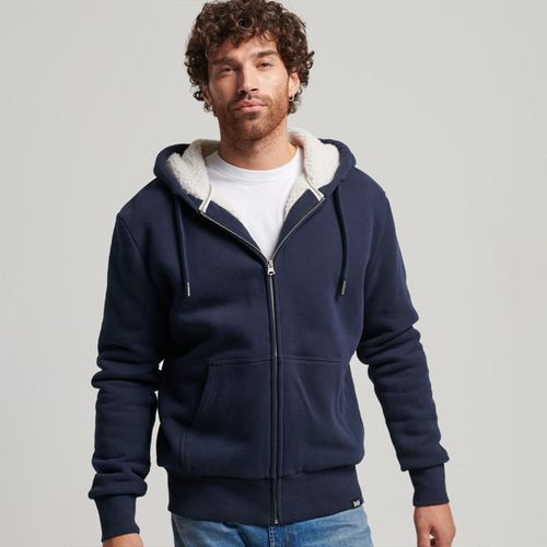 Buzo Abierto Para Hombre Essential Borg Lined Zip Superdry