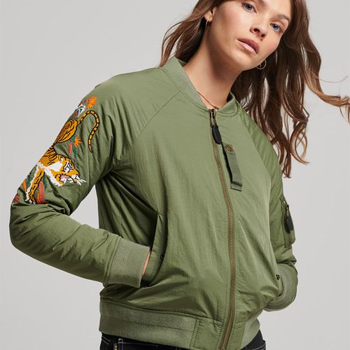 Chaqueta Casual Para Mujer Vintage Military Suikajan Superdry 55676