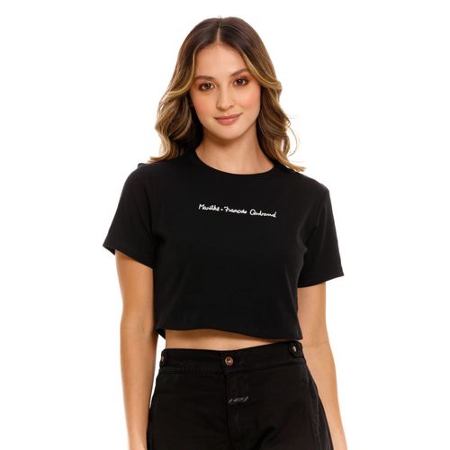 Camiseta Manga Corta Para Mujer Girbaud