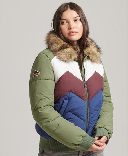 Chaqueta Padded Para Mujer Vintage Retro Puffer Superdry 52416