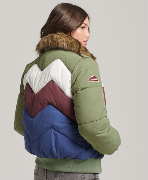Chaqueta Padded Para Mujer Vintage Retro Puffer Superdry 52416