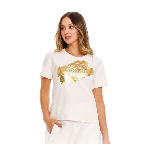Camiseta Manga Corta Para Mujer Girbaud