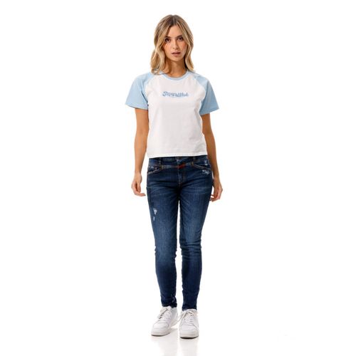 Jean Stretch Para Mujer Pedal Pusher Girbaud