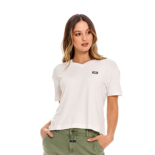 Camiseta Manga Corta Para Mujer Rosé Girbaud