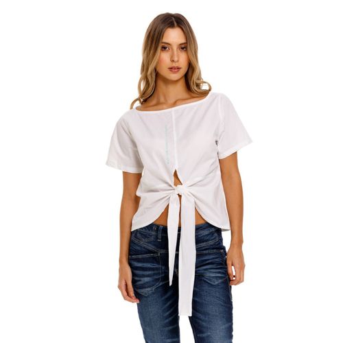 Camisa Manga Corta Para Mujer Girbaud
