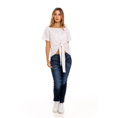 Camisa Manga Corta Para Mujer Girbaud
