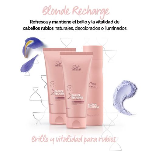 Acondicionador Wella Professionals Invigo Blonde Recharge 200ml